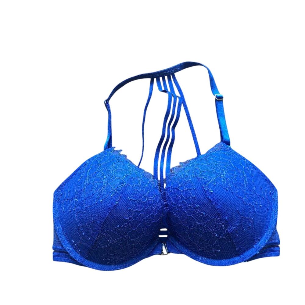 Victoria's Secret Blue Lace Very Sexy Push-Up Bra